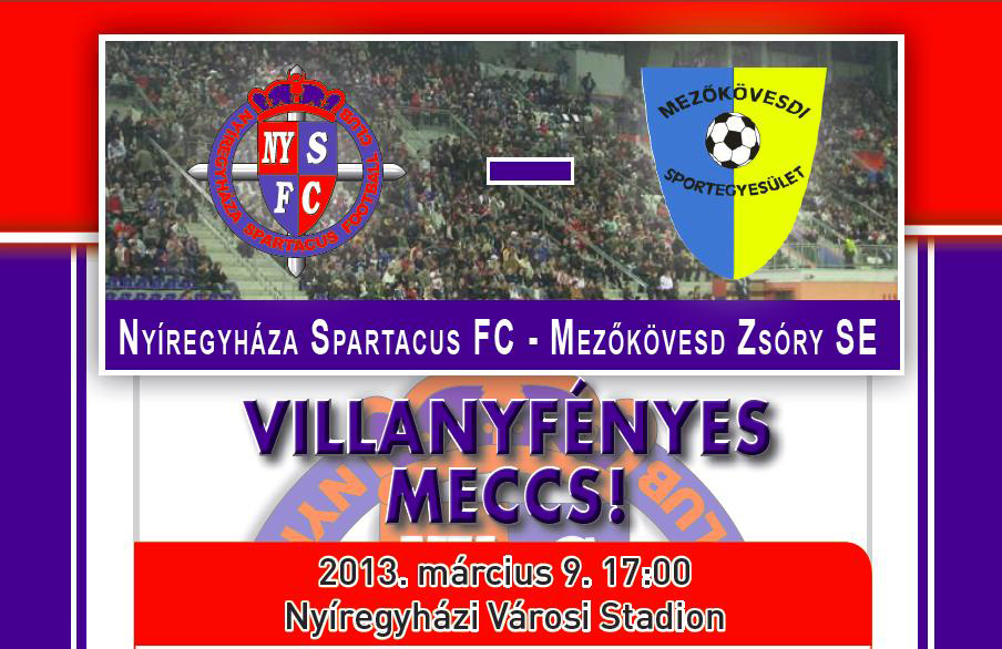 Nyíregyháza Spartacus FC - Mezőkövesd-Zsóry SE 