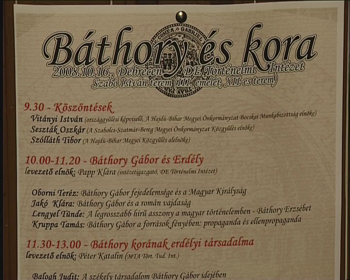 Báthory Gábor nemzetközi konferencia