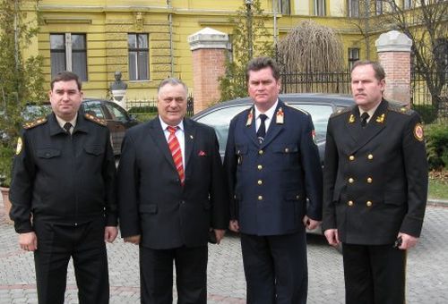 A rendezvény résztvevői Katasztrófavédelem