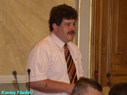 Lőrinc Tamás a sportpálya megvételénél kért szót 