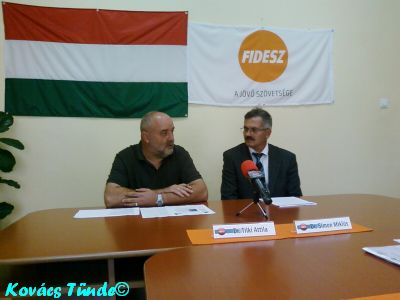 Dr.  Tilki Attila országgyűlési képviselő tájékoztatta  sajtó képviselőit
