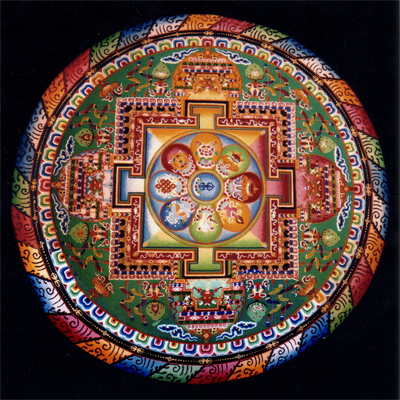 Mandala - illusztráció Szabó Csilla Mandala kiállítását is megtekinthetik
