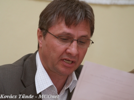 Dr. Vinnai Győző önkormányzati képviselő, a FIDESZ-KDNP frakcióvezetője Vinnai Győző