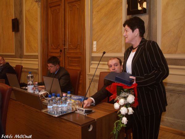 díjátadás a közgyűlésen