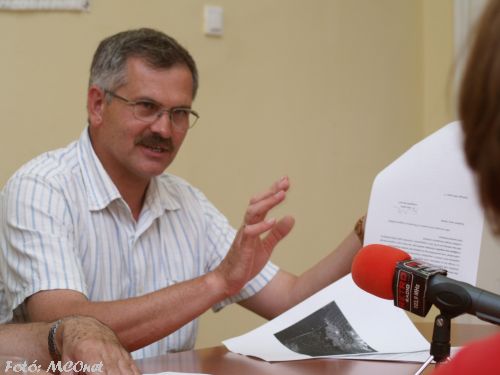 Simon Miklós (Fidesz) sajtótájékoztatót tart Simon Miklós (Fidesz)