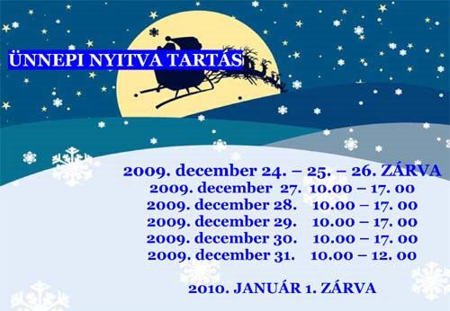 A Báthori Várkastély ünnepi nyitva tartása