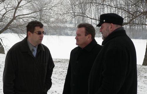 Sajtótájákoztató a dombrádi Tisza parton