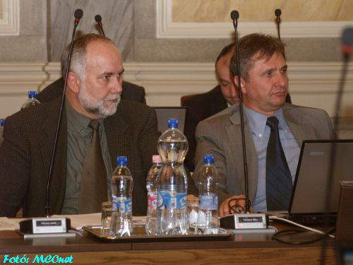 Tormássi Géza frakcióvezetőhelyettes és Vinnai Győző frakcióvezető