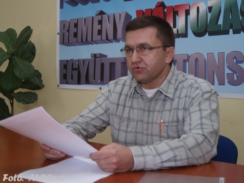 Czomba Sándor a pontos adatokat is közölte Czomba Sándor