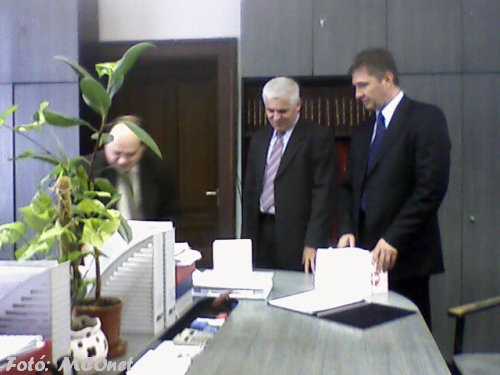 Dr. Kovács Ferenc és Dr. Vinnai Győző a Fidesz-KDNP nyíreygházi képviselőjelöltjei 