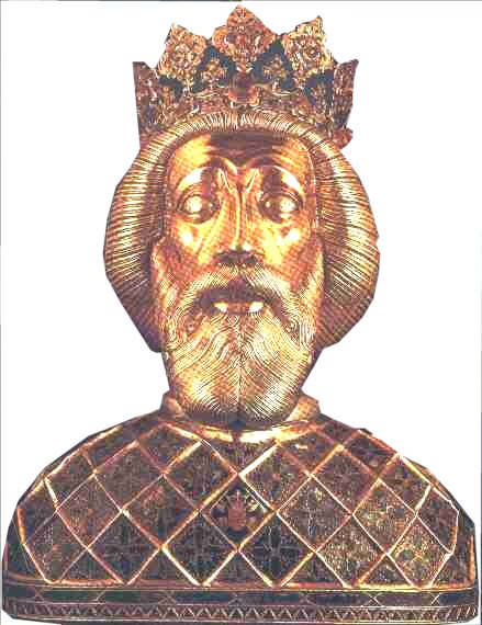Koszorúzás Szent László szobránál Szent László