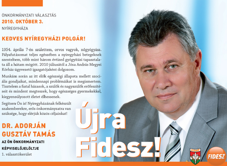 1.Dr. Adorján Gustáv Tamás