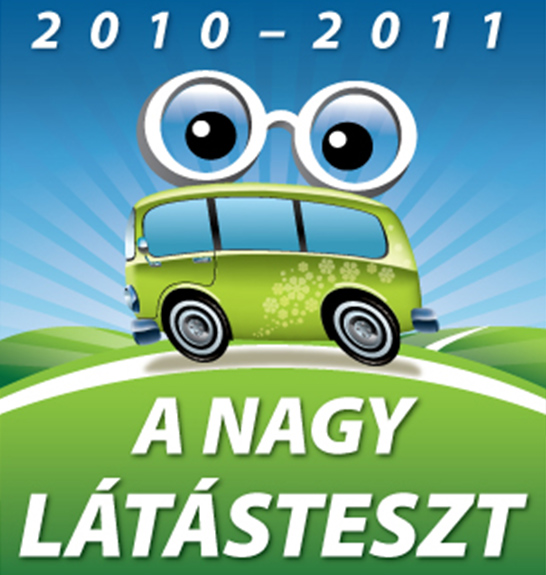A Nagy Látásteszt országjáró busza