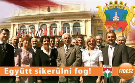 Fidesz-KDNP ajánlószelvényeinek leadása Nyíregyházán