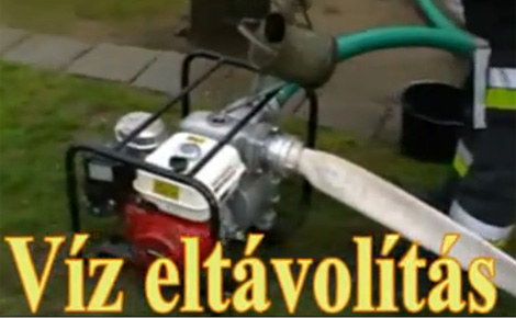 Belvíz szivattyúzás Nyíregyházán