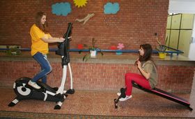 Fitneszgépek a záhonyi kollégiumban