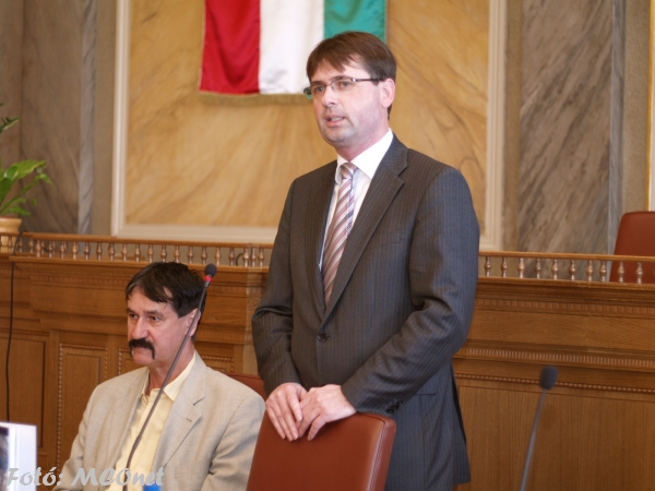 Dr. Horváth Zsolt országgyűlési képviselő, a 