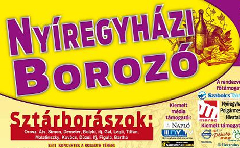 A kulturált borfogyasztást népszerűsíti 3 napon át az I. Nyíregyházi Borozó