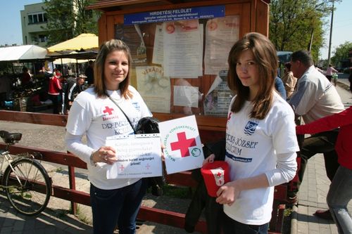 Záhonyban a hét második felében a Dr. Béres József Kollégium diákjai járták az utcákat, köztereket, hogy adományokat gyűjtsenek a beteg gyermekeket nevelő családok számára. voroskereszt_gyujtes_zahony_798_20110509140650_903.JPG