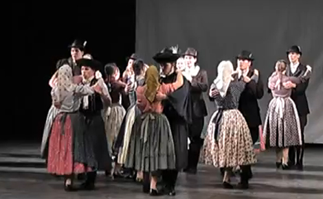 NÍVÓDÍJAS koreográfia Nyíregyházán