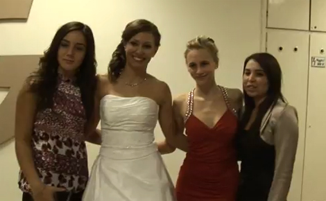 A nyíregyházi Arany János Gimnázium 12.A osztályának szalagavatója