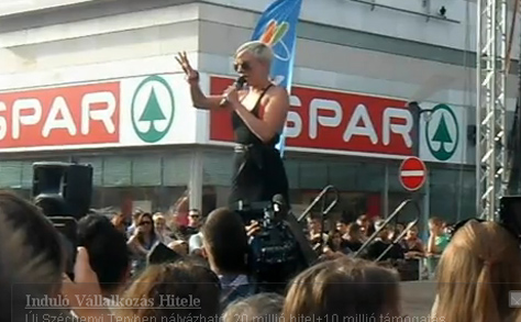 Tóth Gabi is fellépett a Korzó Szülinapon