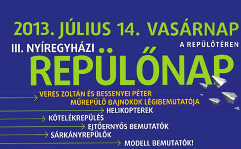 Besenyei Péter is fellép a Nyíregyházi Repülőnapon!