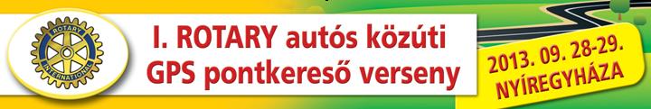 I. Rotary autós közúti GPS pontkereső  verseny