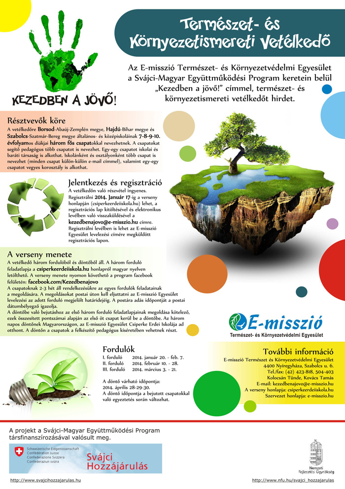 Kezedben a jövő Természet- és Környezetismereti Vetélkedő