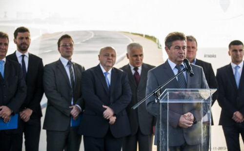 Tasó László államtitkár adta át a nyíregyházi nyugati elkerülő második szakaszát