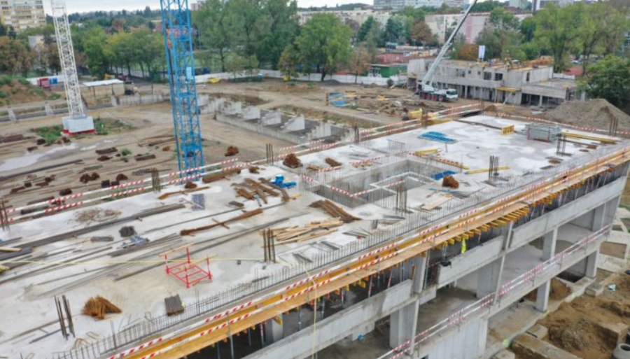 Jól halad a stadionépítés Nyíregyházán