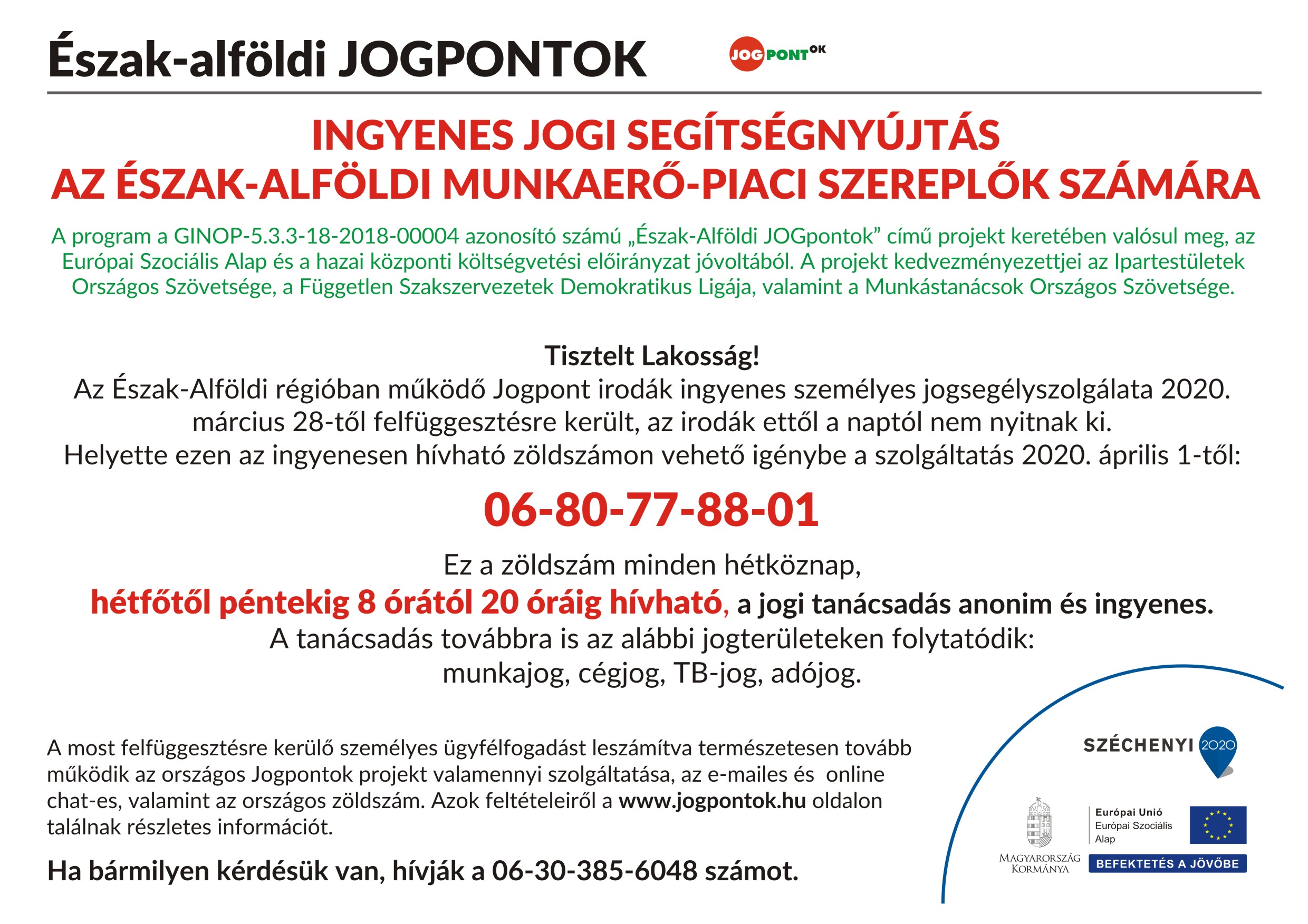 Észak-Alföldi Jogpontok