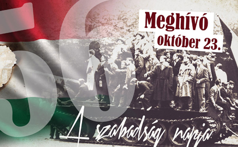 Ünnepi megemlékezések Nyíregyházán és a megyében október 23-án