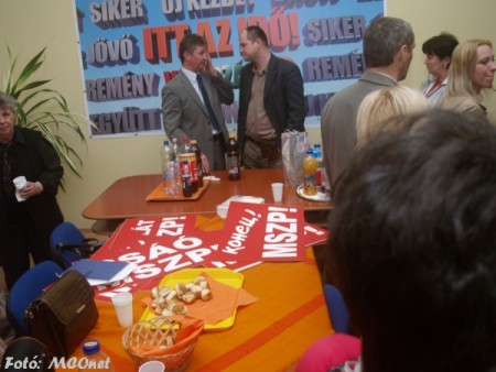 A Fidesz győzelmét ünnepelték Nyíregyházán