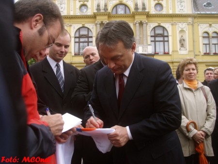 Orbán Viktor Nyíregyházára látogatott